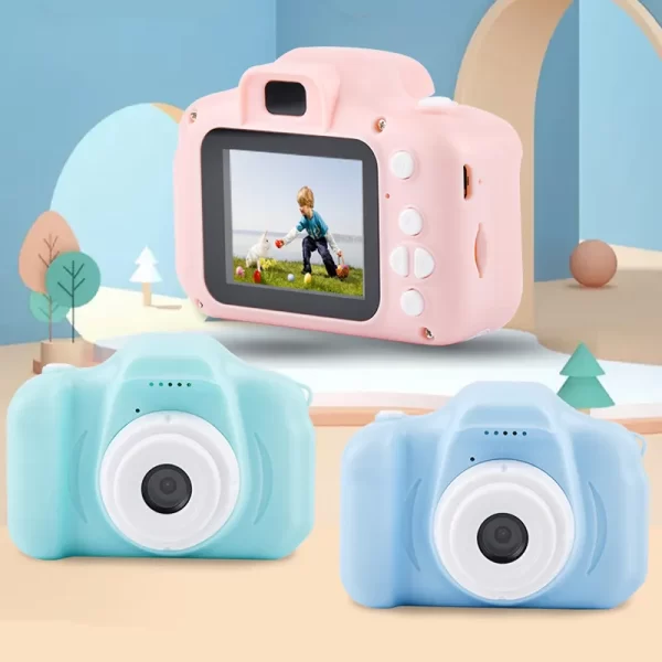 Mini Câmera Digital Infantil Recarregável e À Prova De Choque