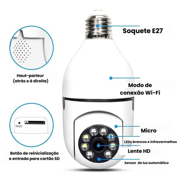 A Câmera de Segurança Wifi Smart Inteligente