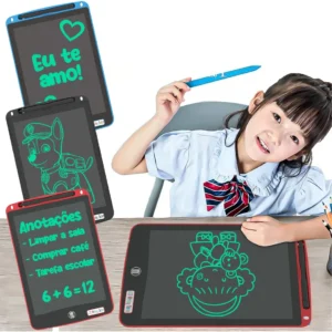Lousa Digital LCD 10.5” Infantil – Escreva, Desenhe e Apague com 1 Clique | Educativa e Sustentável